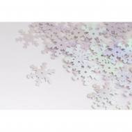 Пайетки россыпью арт.TBY-FLK524 18мм цв.099 белый уп.50г