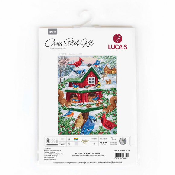 189981_Набор для вышивания "Кормушка для птиц" 189981_Набор для вышивания "Кормушка для птиц"