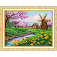 Набор для вышивания бисером ПАУТИНКА арт.Б-1438 В краю весны 38х28 см