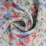 Ткань Штапель 105 г/м? 100% вискоза шир.150 см арт.Р.21055.03 цв.03 коралловый уп.25м Ткань Штапель 105 г/м? 100% вискоза шир.150 см арт.Р.21055.03 цв.03 коралловый уп.25м