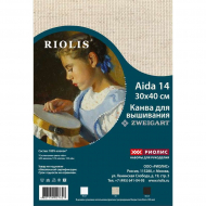 Канва Zweigart Aida 14 30х40 цв.лен
