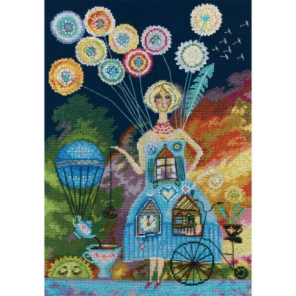 Набор для вышивания РТО арт.M699 Чай из одуванчиков 23,5х34 см