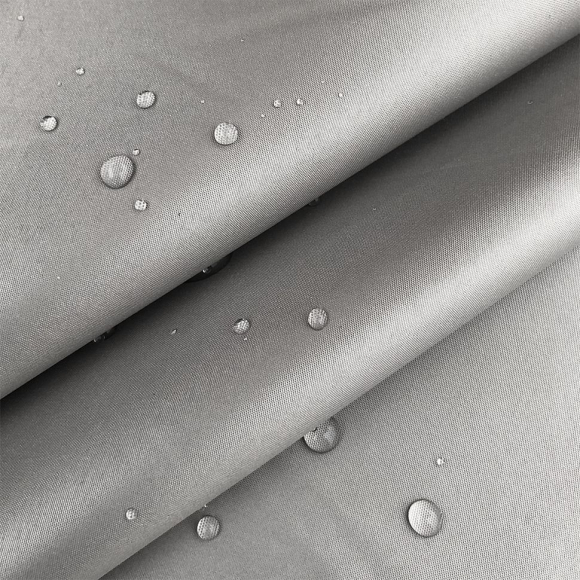 Ткань Таслан (WR, PU MILKY) ЮС- 241 плот. 108г/м2 100% ПЭ шир.150см цв.8071 св.серый уп.10м