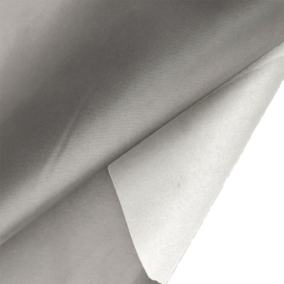 Ткань Таслан (WR, PU MILKY) ЮС- 241 плот. 108г/м2 100% ПЭ шир.150см цв.8071 св.серый уп.10м