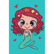 Картины по номерам на картоне ФРЕЯ арт.PKZ-1 №19 Русалочка 20х30 см Картины по номерам на картоне ФРЕЯ арт.PKZ-1 №19 Русалочка 20х30 см