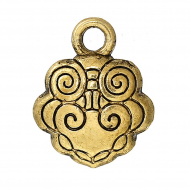 Подвеска металлическая Замок арт.TB.8S.B54242 Античное золото 14х11 мм уп.100шт Подвеска металлическая Замок арт.TB.8S.B54242 Античное золото 14х11 мм уп.100шт