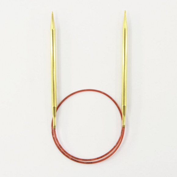 158246_Спицы круговые позолоченные с удлиненным кончиком, №5,5, 60 см 158246_Спицы круговые позолоченные с удлиненным кончиком, №5,5, 60 см