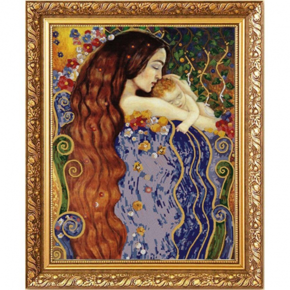 Рисунок на ткани (Бисер) КОНЁК арт. 8477 Любовь матери 29х39 см Рисунок на ткани (Бисер) КОНЁК арт. 8477 Любовь матери 29х39 см