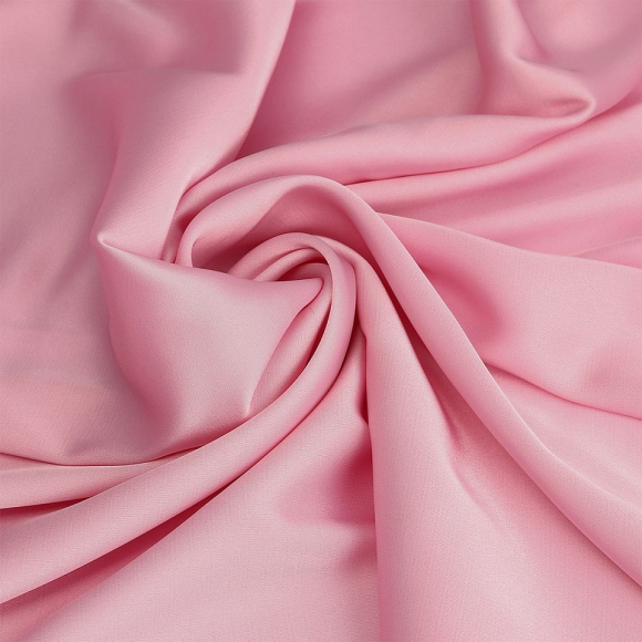 Ткань шелк Армани 90г/м? 97% ПЭ 3% Спандекс шир.150см арт.TBYArm-119 цв.119 св.розовый уп.5м