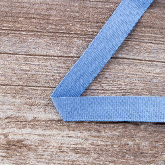 32161_Тесьма киперная хлопковая на блистере SAFISA, 14 мм, 2,5 м , цвет 04, голубой светлый