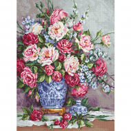 Набор для вышивания LUCA-S арт. G605 Её величество-розы 43,5х32,5см