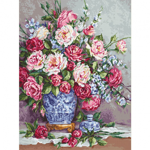 Набор для вышивания LUCA-S арт. G605 Её величество-розы 43,5х32,5см