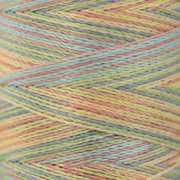 Нитки для вышивания Gamma мультиколор M120/2 100% вискоза 5000 я цв.Set 5 светлые