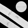 Крючки на ленте 1 ряд шир.28мм TBY-75350 цв.белый уп. 45,7м