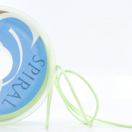 19420_Шнур атласный SAFISA 2 мм, 25 м, цвет 73, желто-зеленый