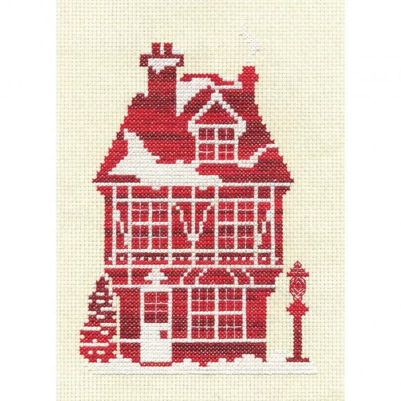 Набор для вышивания PANNA арт. D-0850 Имбирный дом 11,5х17 см