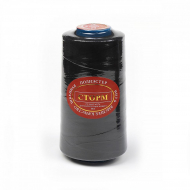 Нитки швейные 50/2 полиэстер 5000 ярд цв.черный СТОРМ