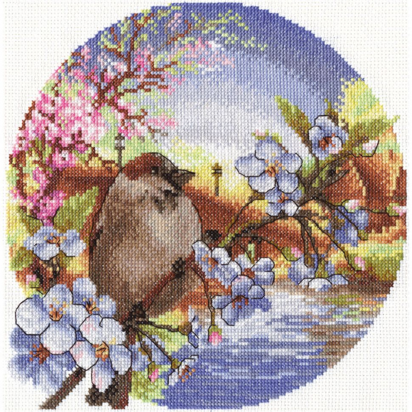 Набор для вышивания PANNA арт. PT-0164 Теплый ветерок 21,5х21,5 см Набор для вышивания PANNA арт. PT-0164 Теплый ветерок 21,5х21,5 см