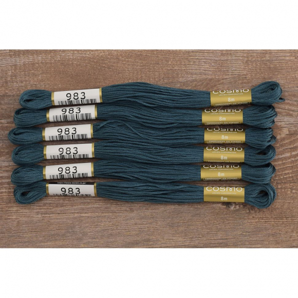 Мулине COSMO однотонный цвет 983