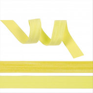 Резинка TBY бельевая окантовочная блестящая шир.15мм цв.F108 св.желтый уп.50 м Резинка TBY бельевая окантовочная блестящая шир.15мм цв.F108 св.желтый уп.50 м