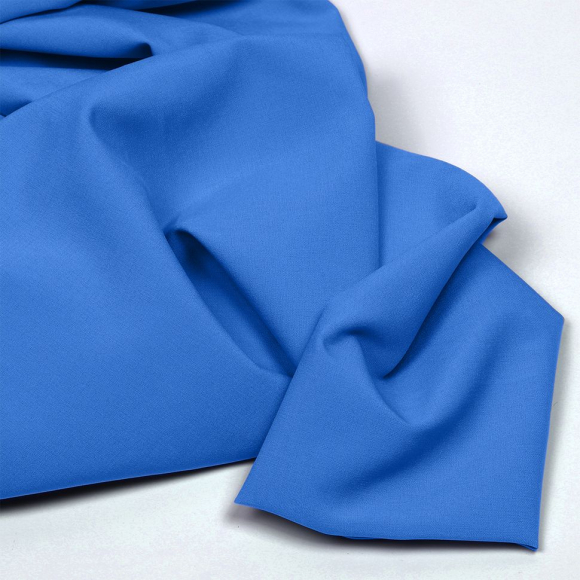 Ткань Софт Ниагара 80 г кв.м 96% полиэстер, 4% спандекс шир.150 см арт.TBY.1801.100 цв.100 св.синий уп.5м