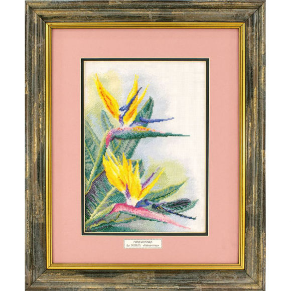 Вышитая картина "Райская птица"