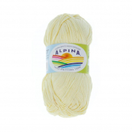 Пряжа ALPINA SATI (100% мерсеризованный хлопок) 10х50г/170м цв.006 желтый