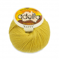 Пряжа ADELIA KATTY (100% шерсть) 10х50г/150м цв.19 горчичный