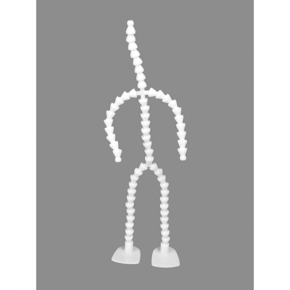 Скелет для игрушки 35 см, со ступнями ног 10звеньев - 11 см, ноги 12 звеньев - 13 см