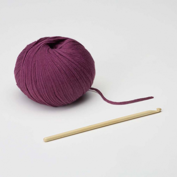 32457_Крючок, вязальный, бамбук, addiNature BAMBOO №8, 15 см