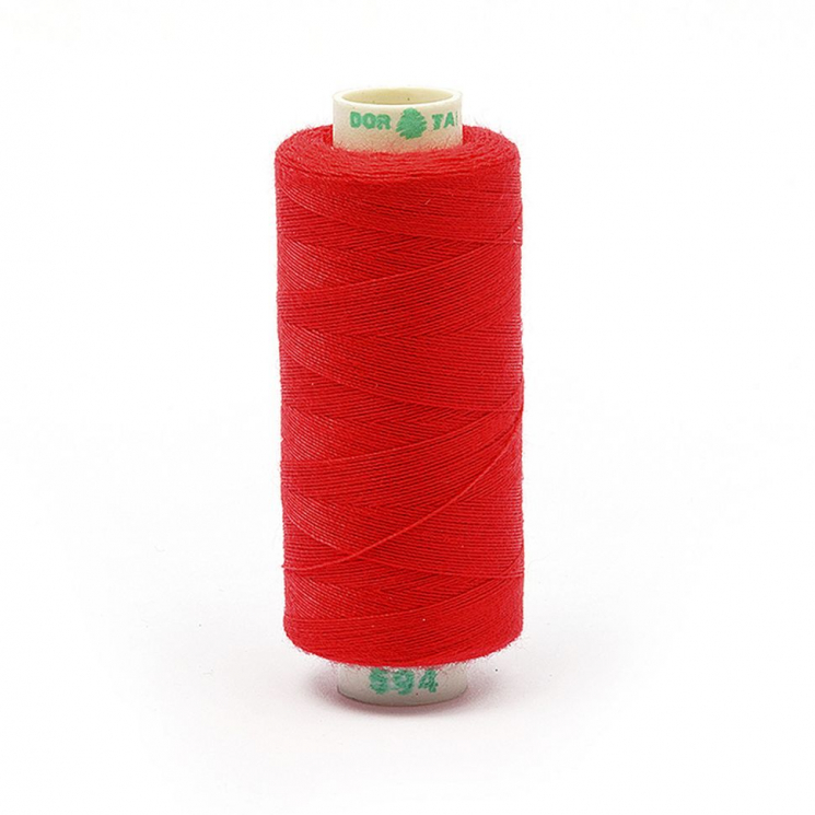 Нитки Dor Tak бытовые 40/2 полиэстер 366м цв.594 красный
