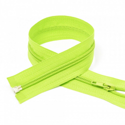 Молния MaxZipper пласт. спираль №5-N 55см цв.F229 ярк.салатовый уп.50шт