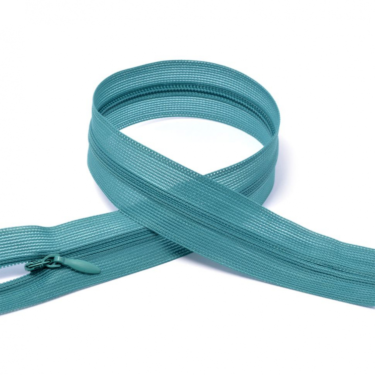 Молния MaxZipper пласт. потайная №3 20см н/р цв.F209 т.бирюза уп.50шт