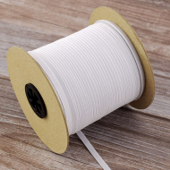 29952_Резинка продежка, 5,3 мм, цвет белый