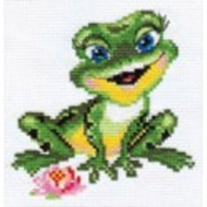 Набор для вышивания АЛИСА арт.0-57 Лягушечка 11х11 см