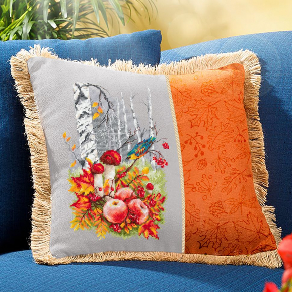 Набор для вышивания ЧУДЕСНАЯ ИГЛА арт.110-954 Осенняя палитра 18х27 см