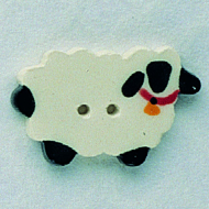 85004_Декоративная пуговица "Овечка"
