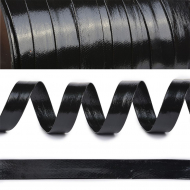 Бейка лаковая (иск.кожа) TBY.LBS15.1 15мм цв.черный уп.50м