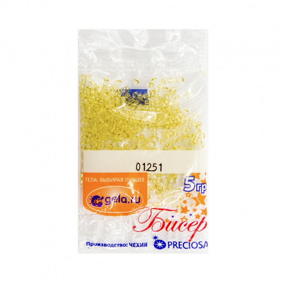 Бисер №10, 5 г., цвет 01251