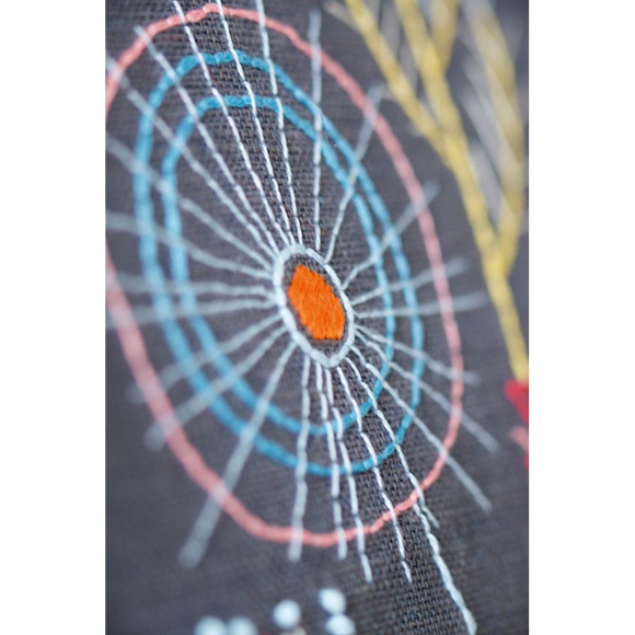 96584_Набор для вышивания подушки "Стилизованные цветы"