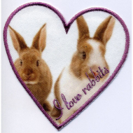 83845_Термоаппликация HKM "I love rabbits"