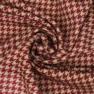 Ткань Барби 200 г/м? 95% полиэстер, 5% лайкра шир.148 см арт.Bar.pr.0419.3 цв.03 гусиная лапка рул.25м