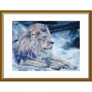 Набор для вышивания мулине НОВА СЛОБОДА арт.СВ3203 Король Лев 40х29 см