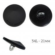 Пуговицы пластик TBY.J.1604A цв.01 черный 34L-21,6мм, на ножке, 36шт Пуговицы пластик TBY.J.1604A цв.01 черный 34L-21,6мм, на ножке, 36шт