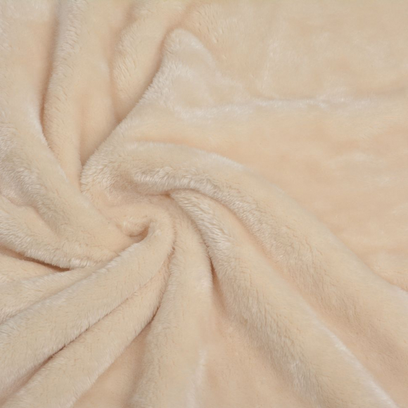 Ткань МЕХ трикотажный TBY-220-1, 220 г/м?, шир.165см, цв.экрю, уп.1м