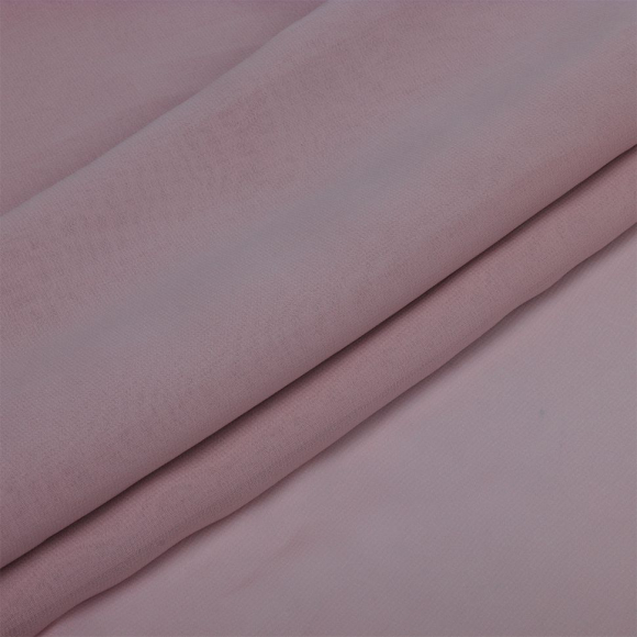 Ткань шифон, арт.TBY.8024-054,плот.85г/м2,100% ПЭ ширина 150см, цв.54 пудрово сиреневый уп.3м