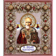109431_Набор для вышивания хрустальными бусинами "Николай Чудотворец"