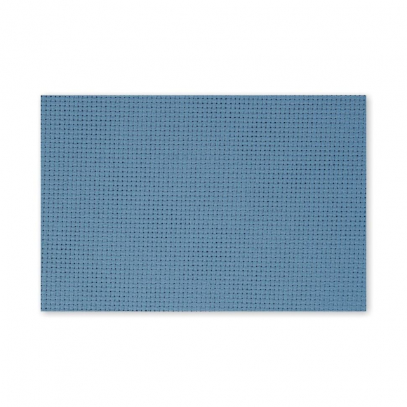 Канва Gamma K04 Aida №14 100% хлопок 30 x 40 см уп.5 шт цв.голубой