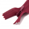 Молния потайная нераз 20см S-021 бордовый темный SBS уп.100шт
