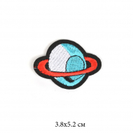 Термоаппликации арт.TBY-2138 Планета 3,8х5,2см 10 шт